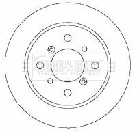 BORG & BECK Тормозной диск BBD4419